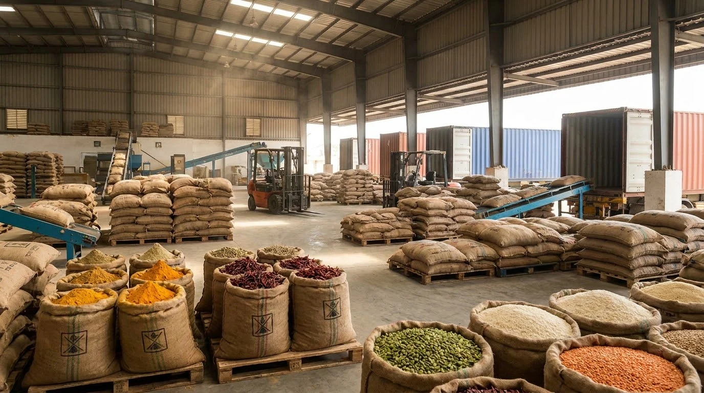 Export logistics and cargo handling
